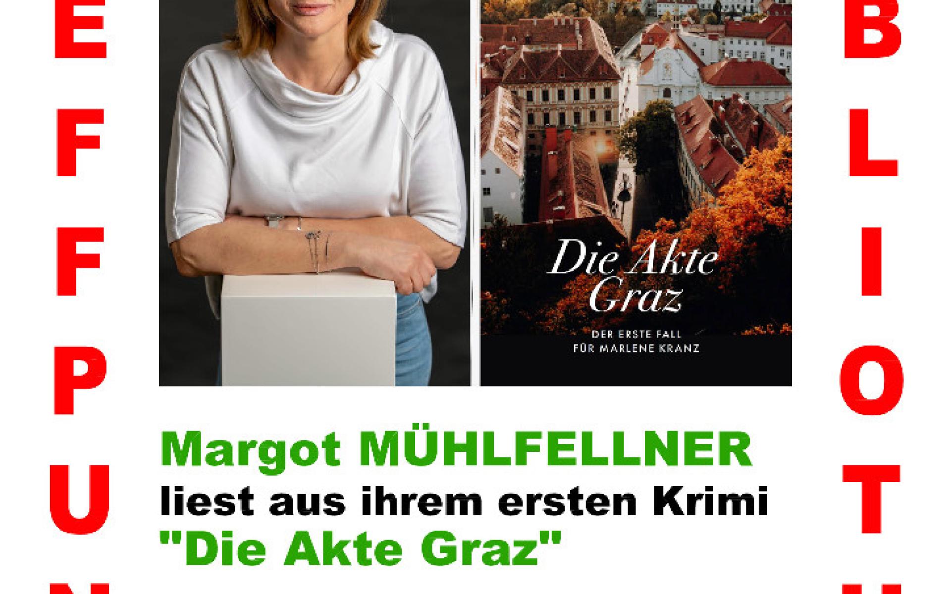 Plakat Lesung Margot Mühlfellner